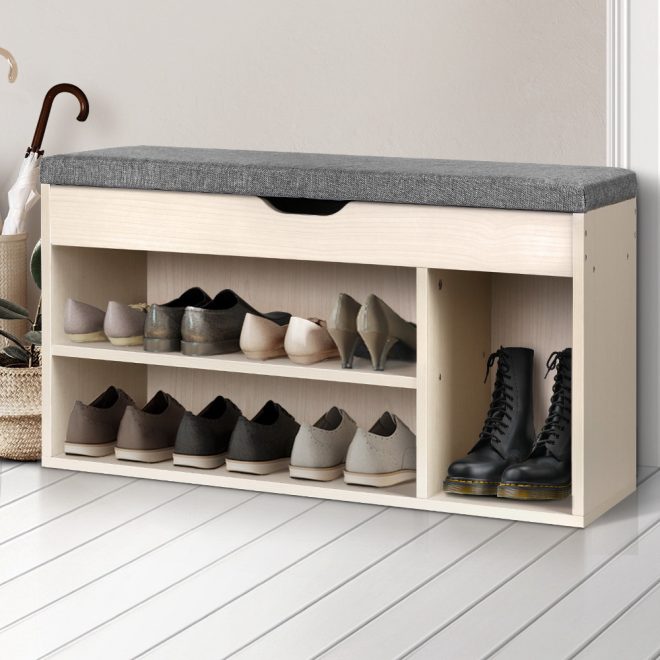 Wooden Shoe Organiser – Natural