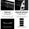 Artiss Shoe Cabinet Shoes Storage Rack Organiser 60 Pairs Shelf Drawer – Black