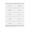 Artiss Tallboy 6 Drawers Storage Cabinet – White
