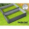 Greenfingers Garden Bed 2PCS Galvanised Steel Raised Planter – 150x90x30 cm