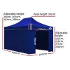 Instahut Gazebo Pop Up Marquee Folding Wedding Tent Gazebos Shade – 3×4.5 m, Blue