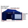 Instahut Gazebo Pop Up Marquee Folding Wedding Tent Gazebos Shade – 3×6 m, Blue