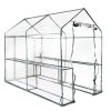 Greenfingers Greenhouse Garden Shed Green House 1.9X1.2M Storage Plant Lawn – Clear