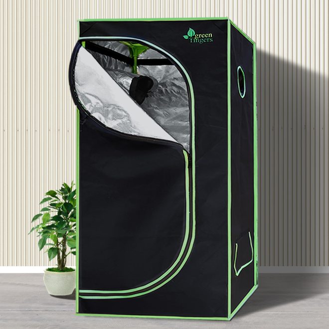 Greenfingers Grow Tent 1000W LED Grow Light Mylar – 80x80x160 cm, 1000W/4″ Ventilation