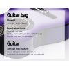 Alpha 34″ Inch Guitar Classical Acoustic Cutaway Wooden Ideal Kids Gift Children 1/2 Size – 34″ Purple Set