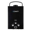 Devanti Portable Gas Water Heater 8LPM Outdoor Camping Shower – Black, Without Pump