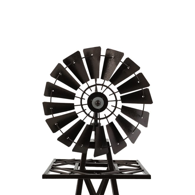 Garden Windmill Metal Ornaments Outdoor Decor Ornamental Wind Mill – 160×45 cm