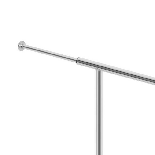 Artiss Clothes Coat Rack Stand Portable Garment Hanging Rail Airer Adjustable – Single