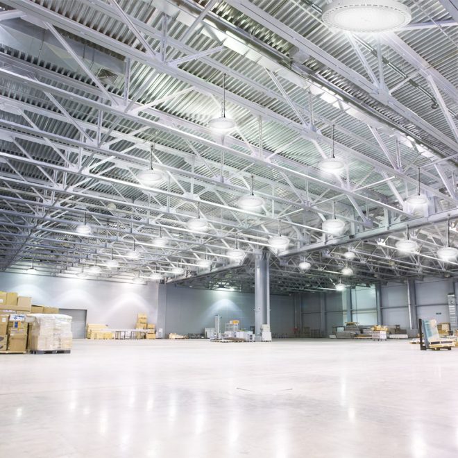 Leier LED High Bay Lights Light Industrial Workshop Warehouse Gym – White, 150 W