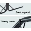 Gardeon Double Hammock Chair Stand Steel Frame 2 Person Outdoor Heavy Duty 200KG – With U Shap Stand