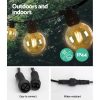 Jingle Jollys LED Festoon String Lights Bulbs Kits Wedding Party Christmas G80 – 41 m