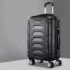 Wanderlite Luggage Travel Suitcase Set Trolley Hard Case Strap Lightweight – 40 L