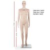 175cm Tall Full Body Mannequin – Skin Coloured – Female