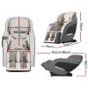 Livemor Electric Massage Chair Zero Gravity Recliner Shiatsu Heating Massager – Grey