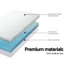 Giselle Cool Gel Memory Foam Topper Mattress Toppers w/ Bamboo Cover 5cm – QUEEN