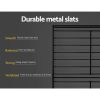 Artiss Metal Bed Frame Mattress Base Platform Foundation Black Dane – DOUBLE