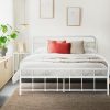 Artiss LEO Metal Bed Frame – DOUBLE, White