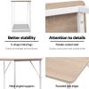 Minimalist Metal Desk – White