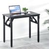 Computer Desk Laptop Table Bookshelf Desk Storage Rack Office Study – Black