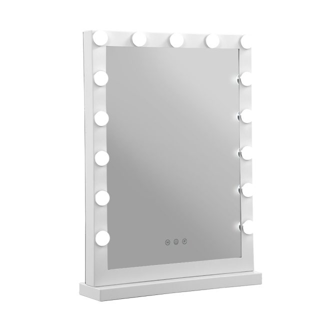 Embellir Hollywood Makeup Mirror With Light LED Bulbs Vanity Lighted Stand – 43×61 cm