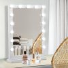 Embellir Hollywood Makeup Mirror With Light LED Bulbs Vanity Lighted Stand – 43×61 cm