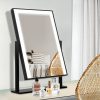 Embellir Hollywood Makeup Mirror With Light LED Strip Standing Tabletop Vanity – Black