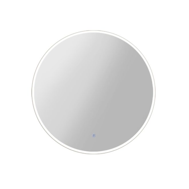 LED Wall Mirror With Light Bathroom Decor Round Mirrors Vintage – 70 cm