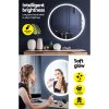 LED Wall Mirror With Light Bathroom Decor Round Mirrors Vintage – 80 cm
