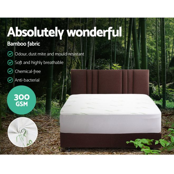 Giselle Bedding Giselle Bedding Bamboo Mattress Protector – DOUBLE