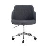 Artiss Wooden Office Chair Computer PU Leather Desk Chairs Executive Wood – Grey