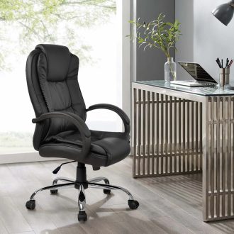 Office Chair Gaming Computer Chairs Executive PU Leather Seat