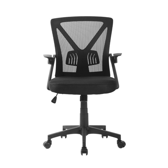 Artiss Gaming Office Chair Mesh Computer Chairs Swivel Executive Mid Back – Black