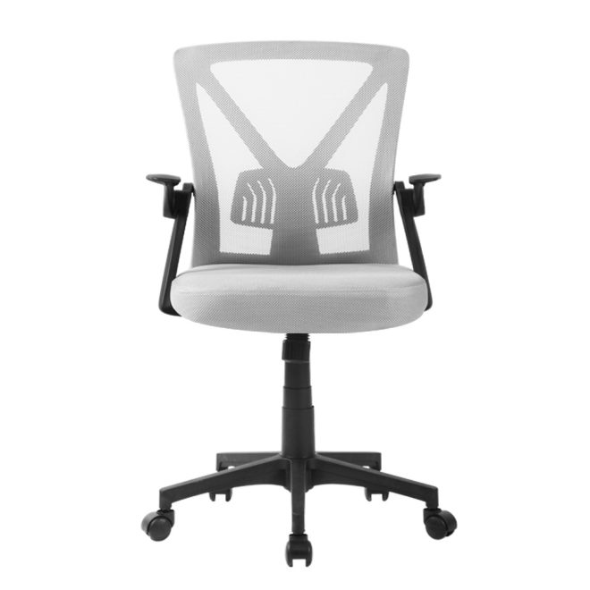 Artiss Gaming Office Chair Mesh Computer Chairs Swivel Executive Mid Back – Grey