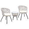 Gardeon Outdoor Patio Chair and Table – Grey