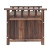 Gardeon Outdoor Storage Box Wooden Garden Bench Chest Toy Tool Sheds Furniture – Charcoal