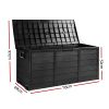 Gardeon 290L Outdoor Storage Box – Black