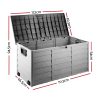 Gardeon 290L Outdoor Storage Box – Black and Grey