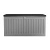 Gardeon Outdoor Storage Box Container Garden Toy Indoor Tool Chest Sheds – Dark Grey and Black, 270 L