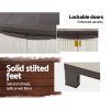 Gardeon Outdoor Storage Cabinet Lockable Cupboard Garage 92cm – White