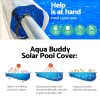 Aquabuddy 11×6.2m Pool Cover Roller Swimming Solar Blanket Heater Covers Bubble