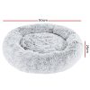 i.Pet Dog Bed Pet Bed Cat Extra Large – 110 cm, Charcoal