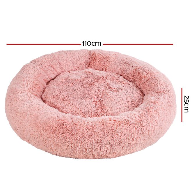 i.Pet Dog Bed Pet Bed Cat Extra Large – 110 cm, Pink
