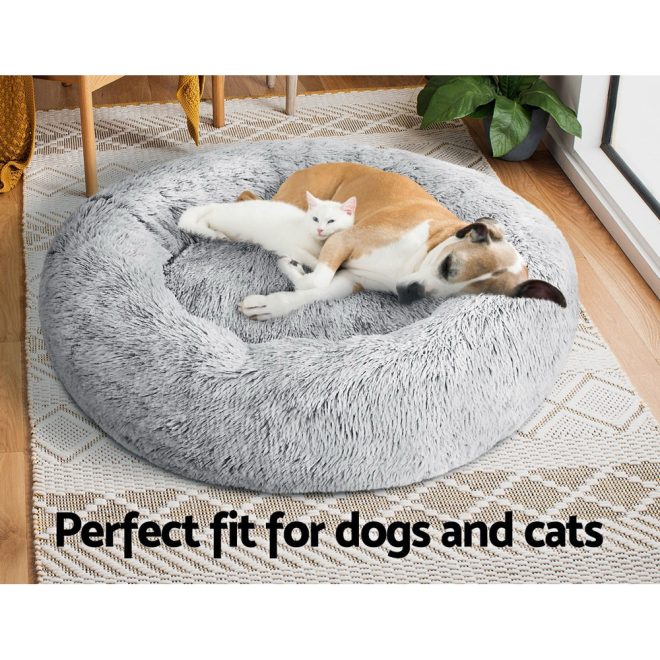 i.Pet Dog Bed Pet Bed Cat Extra Large – 90 cm, Charcoal