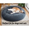 i.Pet Dog Bed Pet Bed Cat Extra Large – 90 cm, Dark Grey