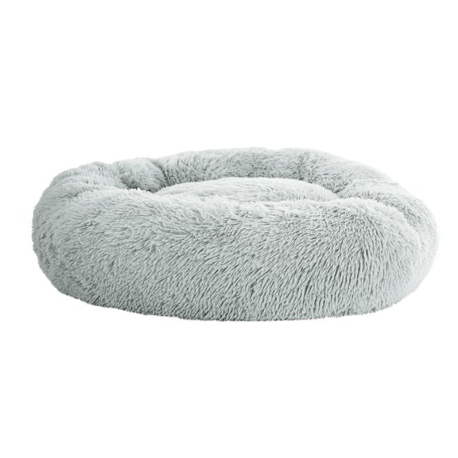 i.Pet Dog Bed Pet Bed Cat Extra Large – 90 cm, Light Grey