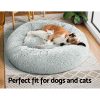 i.Pet Dog Bed Pet Bed Cat Extra Large – 90 cm, Light Grey