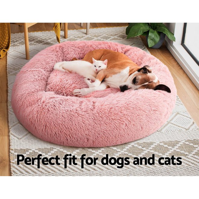i.Pet Dog Bed Pet Bed Cat Extra Large – 90 cm, Pink