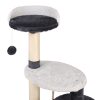 Cat Tree 112cm Trees Scratching Post Scratcher Tower Condo House Furniture Wood