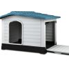 Dog Kennel Kennels Outdoor Plastic Pet House Puppy Extra Large XL Outside – Blue