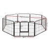 i.Pet Pet Playpen Dog Playpen 8 Panel Puppy Enclosure Fence Cage – 80×60 cm